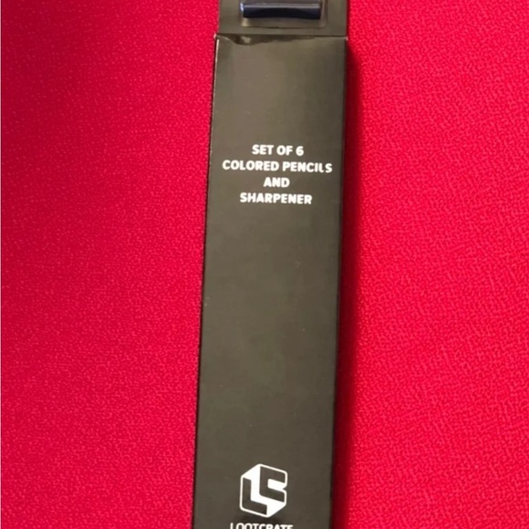 LootCrate 6 colored pencils and sharpener - Picture 3 of 3